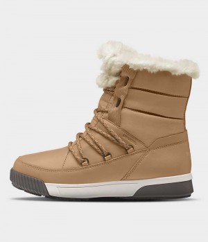 Botas de Invierno The North Face Sierra Luxe Impermeables Mujer Marrones | CL-IOCHD