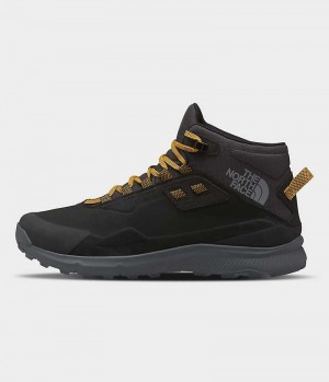 Botas de Montaña The North Face Cragstone Cuero Mid Impermeables Hombre Negras | CHILE-EMJXC