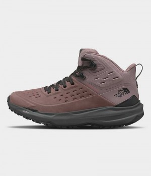 Botas de Montaña The North Face VECTIV Exploris 2 Mid FUTURELIGHT™ Cuero Mujer Fucsia | CL-RSLQU