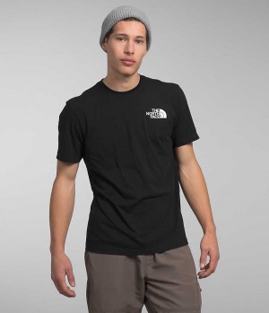 Camiseta The North Face Corta Sleeve Box NSE Hombre Negras | CL-THYPN