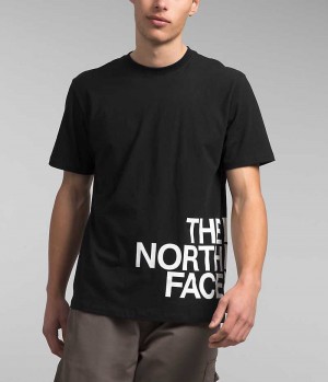 Camiseta The North Face Corta Sleeve Brand Proud Hombre Negras | CL-ZKAEV