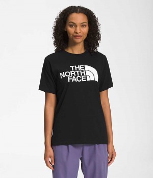 Camiseta The North Face Corta Sleeve Half Dome Mujer Negras | CL-GCDBW