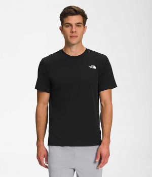 Camiseta The North Face Wander Corta Sleeve Hombre Negras | CL-PDJSH