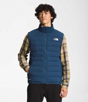 Chaleco de Plumas The North Face Belleview Stretch Hombre Azules | CL-ISNMC