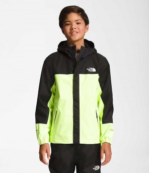 Chaqueta Impermeable The North Face Antora Niño Verde Negras | CL-WXFTS