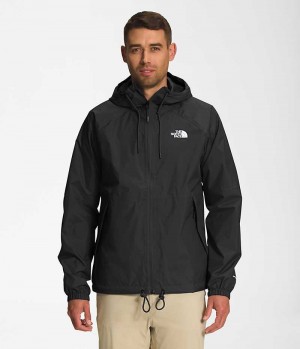 Chaqueta Impermeable The North Face Antora Hoodie Hombre Negras | CHILE-LAKGE