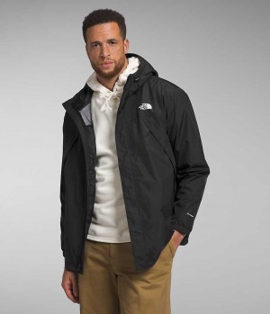 Chaqueta Impermeable The North Face Big Antora Hombre Negras | CHILE-OENLV