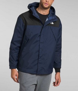 Chaqueta Impermeable The North Face Big Antora Hombre Azul Marino Negras | CL-XJGBI