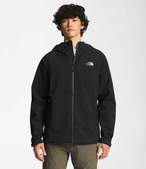 Chaqueta Impermeable The North Face Valle Vista Stretch Hombre Negras | CHILE-JWSDX