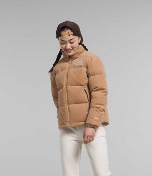 Chaqueta Plumas The North Face 1996 Retro Nuptse Niña Kaki | CL-QTYCZ