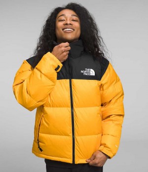 Chaqueta Plumas The North Face 1996 Retro Nuptse Hombre Doradas Negras | CHILE-MDNPE