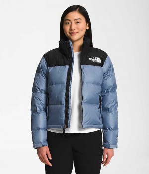 Chaqueta Plumas The North Face 1996 Retro Nuptse Mujer Azules | CL-QMSDA