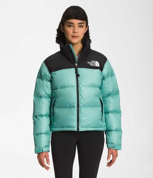 Chaqueta Plumas The North Face 1996 Retro Nuptse Mujer Turquesa | CL-ASKXY