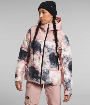 Chaqueta Plumas The North Face Corefire Windstopper® Mujer Rosas | CL-MQEAF