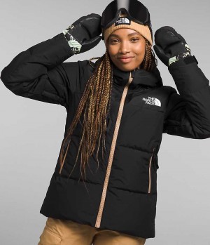 Chaqueta Plumas The North Face Corefire Windstopper® Mujer Negras | CHILE-GSKBU