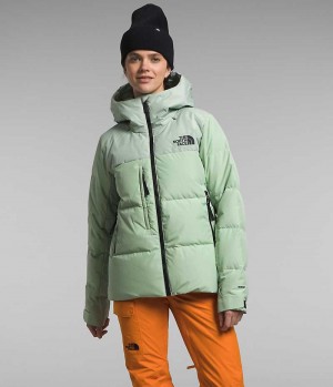 Chaqueta Plumas The North Face Corefire Windstopper® Mujer Verde Menta | CL-LBEDC