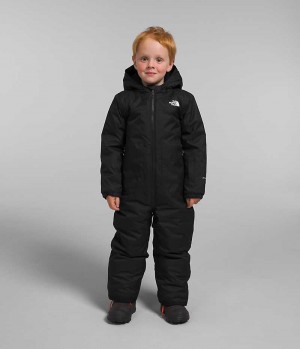 Chaqueta Plumas The North Face Freedom Snow Suit Niño Negras | CL-FIRSJ