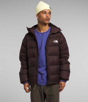 Chaqueta Plumas The North Face Hydrenalite™ Hoodie Hombre Burdeos | CHILE-MOZHE