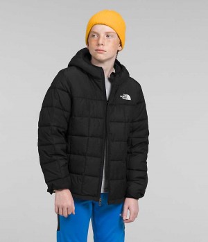 Chaqueta Plumas The North Face Lhotse Niño Negras | CHILE-MRKES