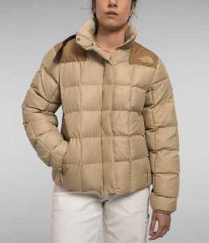 Chaqueta Plumas The North Face Lhotse Reversible Mujer Kaki | CL-TIEBU