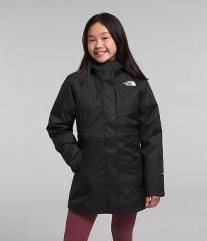 Chaqueta Plumas The North Face North Triclimate® Niña Negras | CHILE-TOAYZ