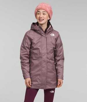 Chaqueta Plumas The North Face North Triclimate® Niña Fucsia | CL-EAHMS