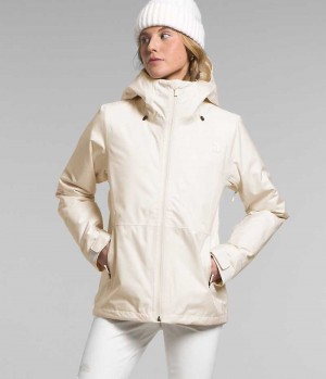 Chaquetas Aislantes The North Face Clementine Triclimate® Mujer Blancas | CHILE-FINXB