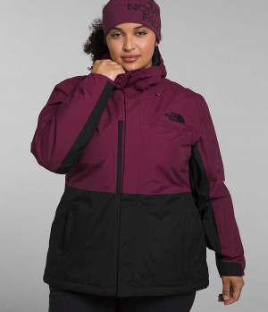 Chaquetas Aislantes The North Face Plus Freedom Mujer Fucsia Negras | CHILE-LOWCM