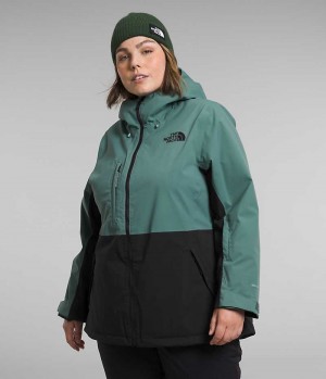 Chaquetas Aislantes The North Face Plus Freedom Stretch Mujer Verde Negras | CL-AZVJP