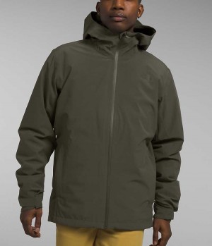 Chaquetas Aislantes The North Face ThermoBall™ Eco Triclimate® Hombre Verde Oliva | CL-MOZBR