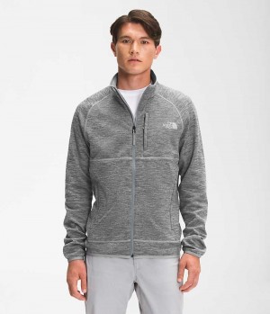 Chaquetas De Lana The North Face Canyonlands Full-Zip Hombre Gris | CHILE-GOVXJ