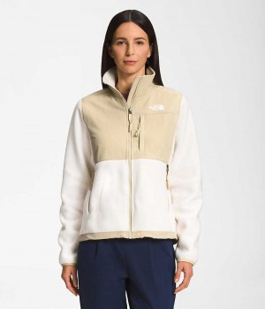 Chaquetas De Lana The North Face Denali Mujer Blancas | CL-TFJUM