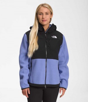 Chaquetas De Lana The North Face Denali Hoodie Mujer Negras Azules | CL-YZCER