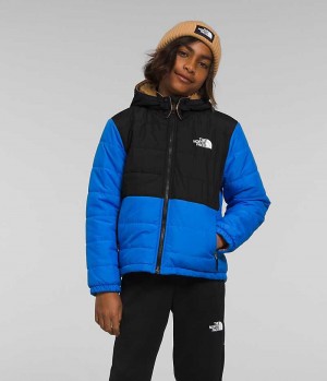 Chaquetas De Lana The North Face Reversible Mt Chimbo Full-Zip Encapuchado Niño Azules | CHILE-MEYAH