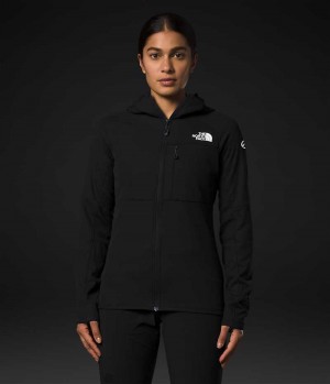 Chaquetas De Lana The North Face Summit Series FUTUREFLEECE™ Full-Zip Hoodie Mujer Negras | CHILE-KAIMH