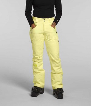 Pantalon The North Face Lenado Mujer Amarillo | CL-CYRQK