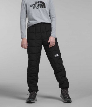 Pantalon The North Face Lhotse Niño Negras | CHILE-LSIBT