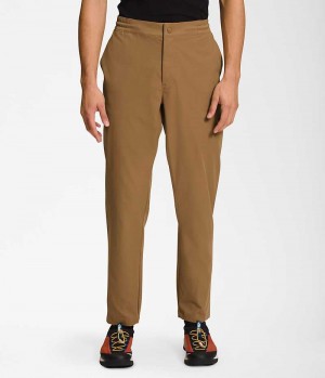 Pantalon The North Face Standard Tapered Hombre Marrones | CL-ISGOF