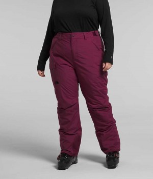 Pantalones Aislamiento The North Face Plus Freedom Mujer Fucsia | CL-TXPFY