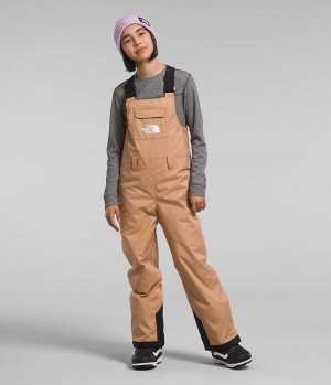 Pantalones Babero The North Face Freedom Insulated Niña Kaki | CL-YBTDA