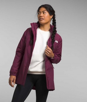 Parka The North Face Antora Mujer Burdeos | CHILE-KSOUX