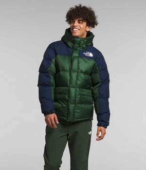 Parka The North Face HMLYN Down Hombre Verde Azul Marino | CL-OGPAS