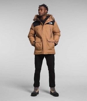 Parka The North Face McMurdo Hombre Beige | CL-QXGMJ