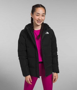 Parka The North Face North Down Fleece-Forro Niña Negras | CL-JDXAG