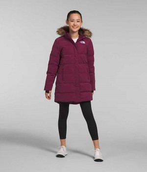 Parka The North Face North Down Long Niña Rojas | CL-AFNJH