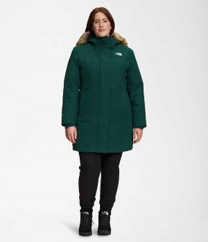 Parka The North Face Plus Arctic Mujer Verde | CL-SPIGU