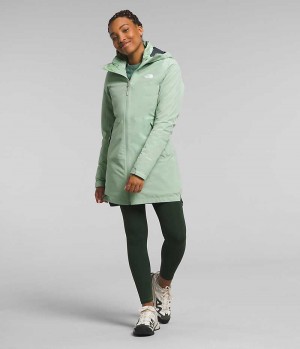 Parka The North Face ThermoBall™ Eco Triclimate® Mujer Verde Menta | CHILE-NZVIU