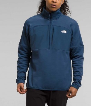 Pullover The North Face Canyonlands High Altitude ½-Zip Hombre Azules | CL-BZEPQ