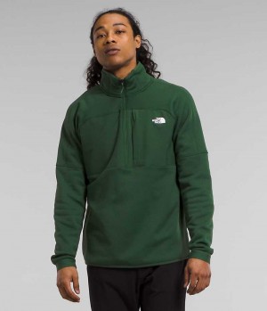 Pullover The North Face Canyonlands High Altitude ½-Zip Hombre Verde | CL-TQCRF