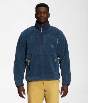 Pullover The North Face Extreme Pile Hombre Azules | CHILE-UCGYF